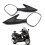 Motorcycle Rearview Mirror Left and Right Side Rear View Mirrors for  X9 Accessories 9