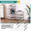 Stackable Small Shoe Rack, Entryway, Hallway and Closet Space Saving Storage and Organization (3-Tier, Black) 1