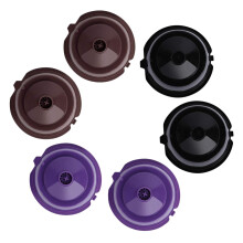 6 StüCk Wiederverwendbare Bunte Kaffee Filter für NachfüLlbare Kaffee Kapseln Kaffee Kapsel Schalen Filter