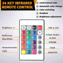 10 Pack 3D Night LED Light Lamp Base + Remote Control + USB Cable, 16 Colors Light Show Display Stand for Acrylic