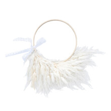 Natuurlijke Pampas Gedroogde Bloem Krans voor Home Decor Boho Decor Pampas Gras Phragmites Garland, Herfst Bruiloft Decoratie