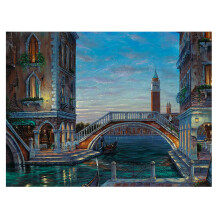 DIY Diamond Painting Evening in Venezia Rhinestone Full Circle Diamond Wall Painting Bedroom Decoration