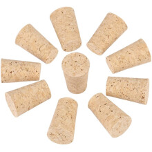 Wood Bottle Stopper,Soft Wood Corks,Tapered Cork Wooden Beer Bottle Stopper for Wine Making ,for Wine Bottle 30Pcs