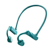 Bone Conduction Headphones 5.0 Hi-Fi Stereo with Mic Waterproof Sports Headphones for Running Sports Green