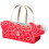 Red Paper Cake Packaging Box Cartoon Cow Biscuit Box Bakery Baking Box Like Gift Box with Chocolate Handle 1