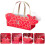 Red Paper Cake Packaging Box Cartoon Cow Biscuit Box Bakery Baking Box Like Gift Box with Chocolate Handle 6