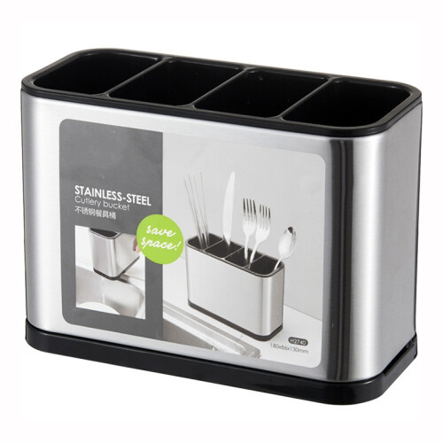 Kitchen Cutlery Organizer Knife Stand Plastic Drain Storage Holder Spoon Fork Chopstick Kitchenware Cooking Tool
