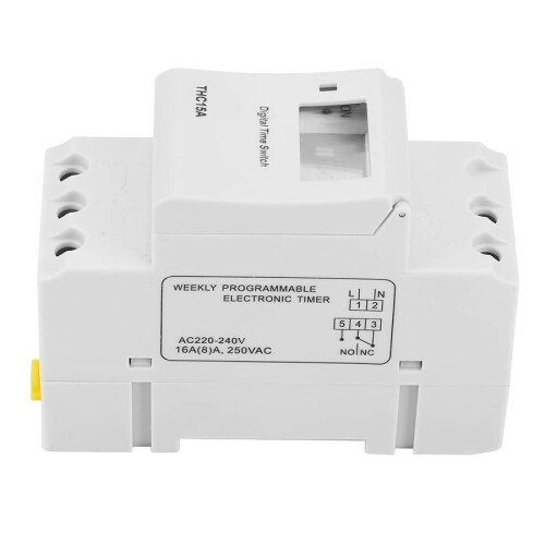 THC15A Digital Timer  Programmable Electronic  Control   Delay  DIN Rail AC220-240V 2