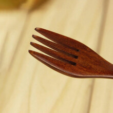 Wooden Forks, 6 Pieces Eco-Friendly Japanese Wood Salad Dinner Fork Tableware Dinnerware for Kids Adult