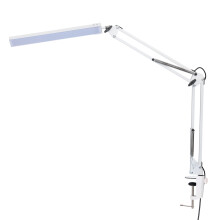 LED-Bureaulamp met Klem, 10W Bureaulamp met Zwenkarm, 3 Verlichtingsmodi, Verstelbare Tafellamp voor Studie, Tekenen, Kantoor