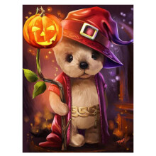 Diamante CíRculo Completo DIY Pintura com Diamante DecoraçãO para Casa Arte Artesanato Hotel DecoraçãO de EscritóRio e Presentes Urso Fofo