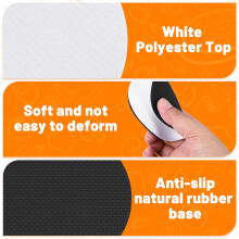 Round Sublimation Blank Coaster Sublimation Blank Coaster Sublimation Heat Transfer Coaster Hot Pressed Coaster 42Pcs