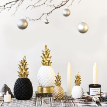 Nordische Ananas Handwerk Desktop Ornament Kreative Frucht Form in Dem Wohnzimmer Dekor Goldene Hochzeit Geschenk und Hause Dekoration -D