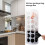 Multipurpose Folding Garbage Bag Storage Box Wall Hanging Environmental Protection Plastic Bag Extraction Box White 2