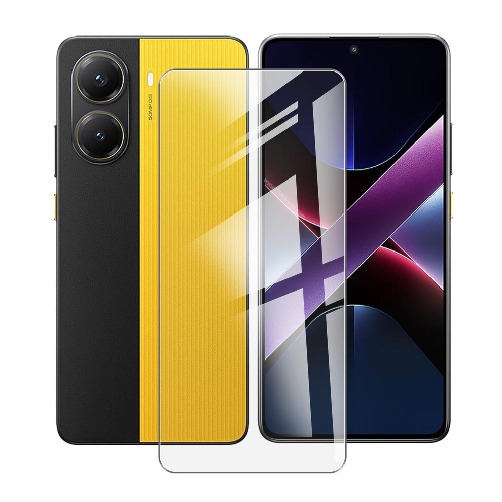 Tempered Glass Screen Protector For Xiaomi Poco X7 Pro 6.67 Inch, 9H Scratch Resistant, Bubble Installation 9174973159551