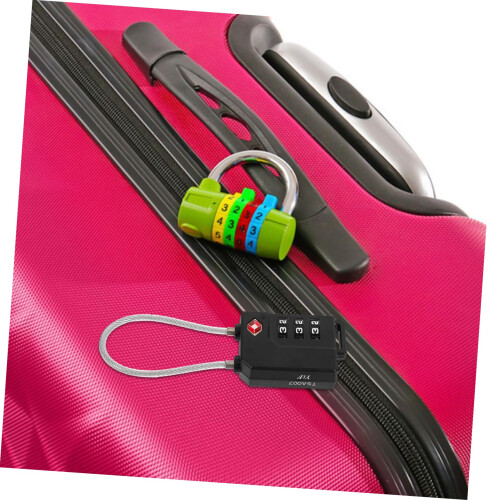 TSA Approved Cable Luggage Lock with Resettable 3Digit Code for Suitcase and Backpack 2