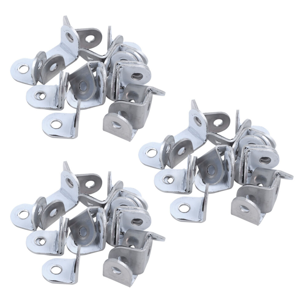 60Pcs 20Mm X 20Mm 90 Degree Shelf Support Corner Brace Angle Bracket 6031722841712