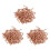 300 Pcs 5/64Inch x 25/64Inch Round  Copper Solid Rivets Fasteners 1