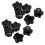 10Pcs M8 Female Thread 32mm Star  Clamping Nuts Knob Grip Handle 1