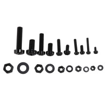 300Pcs M2 M2.5 M3 M4 M5 Nylon Hex Screw Bolt Nut Standoff Spacer Assortment Kit Black