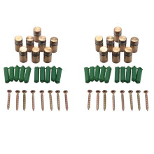 16 Sets Standoff Screws Advertising Nail Standoff Wall Mounting Hardware for Hanging Acrylic Picture Frame (12 x 20mm)