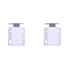 4X White Push to Open Magnetic Door Drawer Cabinet Catch Touch
