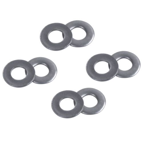 400Pcs M3 3 mm Metrisch 304 Edelstahl Unterlegscheibe 2