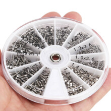 3000Pcs Stainless Steel Screws Set Machine Screws Assortment for PC Glasses Mobile Phone