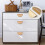 24Pack Champagne Drawer Pulls,2.5 Inch Half Moon Cabinet Drawer Pulls Kitchen Handles, Modern Cabinet Hardware Pulls 6