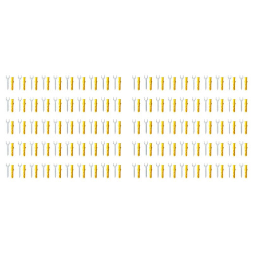 100PCS Seamless Nails Double-Headed Screw Solid Wood Baseboard Seamless Nails Foot  Special Nails Security Screws