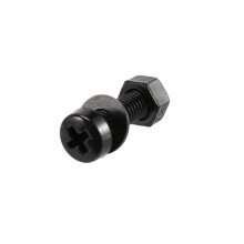 300Pcs M2 M2.5 M3 M4 M5 Nylon Hex Vis Boulon Ecrou Rondelle Standoff Kit D'Assortiment Noir