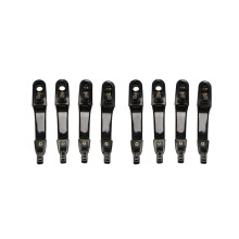 8x Car Stylings Front Rear Right Left Black Exterior Outside Door Handle for Tucson 2005 2006 2007 2008 2009