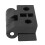 4Pcs 63mm x 50mm Cabinet Plastic Hinge Door Hinges Hinge Black 4