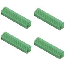 2000 Tappi di Ancoraggio per Ancoraggio A Muro per Viti in Muratura Verde da 6 mm x 27 mm
