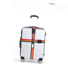 Rainbow Luggage Strap with Combination Lock, Adjustable Belt for Suitcase Security and Easy ID