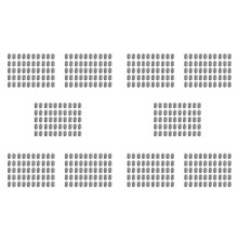 M3X4mm in Acciaio Inox Esagono Incassato Set Point Cap Grani 500Pcs