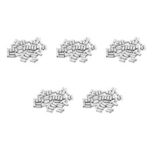 250 Packs Sign Standoff Screws Advertising Screws Stainless Steel Wall Standoff Mounts Glass Acrylic Nail (1/2 x 1 Inch)