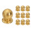 20 Pcs Cabinet Knobs Round  Knobs Bathroom Cabinet Knobs Dresser Knobs, Modern Cabinet Hardware for Kitchen Gold 4