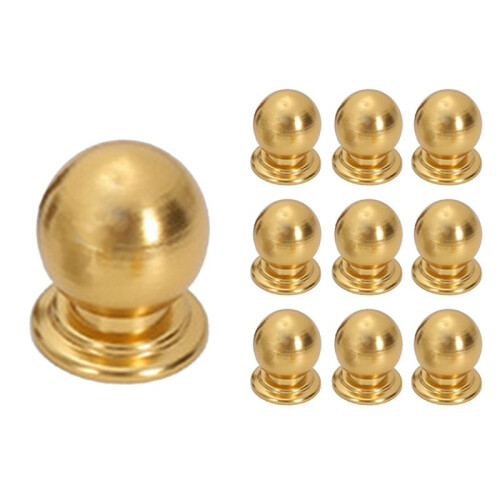 20 Pcs Cabinet Knobs Round  Knobs Bathroom Cabinet Knobs Dresser Knobs, Modern Cabinet Hardware for Kitchen Gold 2