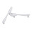 9 Pcs Silver Kitchen Cabinet Drawer Pull Handles Knobs (Knife Fork Spoon) 3
