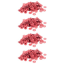 800 Pcs 3X8X0.7mm Fibre Isolante Rondelles Isolantes Entretoises Rouge