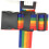 Rainbow Luggage Strap with Combination Lock, Adjustable Belt for Suitcase Security and Easy ID 4