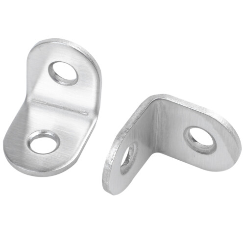 60Pcs 20mm x 20mm 90 Degree Shelf Support Corner Brace Angle Bracket