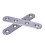 Flat Stainless Steel Repair Mending Fixing Plate Brackets Support 12Pcs 3