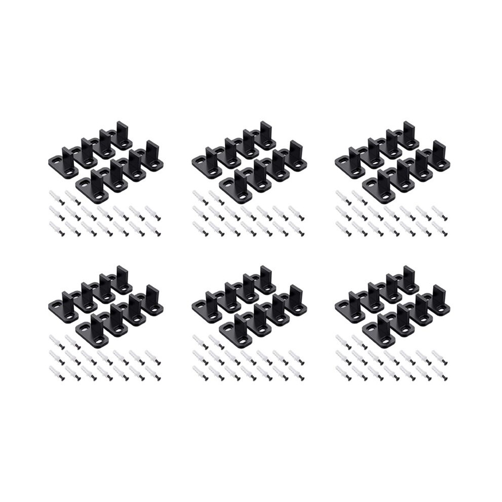 48X Sliding Barn Door Floor Guides Closet Door Guides Hardware Plastic Simple Floor Wall Mounted Bottom Track Guide 6031969090423