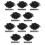 1000Pcs M3 Thread 8mm+6mm PCB Fixed Nylon Hex Standoff Spacer Pillar 2