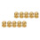 20 Pcs Cabinet Knobs Round  Knobs Bathroom Cabinet Knobs Dresser Knobs, Modern Cabinet Hardware for Kitchen Gold 3