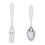 9 Pcs Silver Kitchen Cabinet Drawer Pull Handles Knobs (Knife Fork Spoon) 6