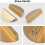 24Pack Champagne Drawer Pulls,2.5 Inch Half Moon Cabinet Drawer Pulls Kitchen Handles, Modern Cabinet Hardware Pulls 2