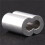 300Pcs Aluminum Crimping Loop Sleeve for 3mm Diameter Wire Rope and Cable 4